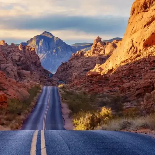 Usa road trip thumb