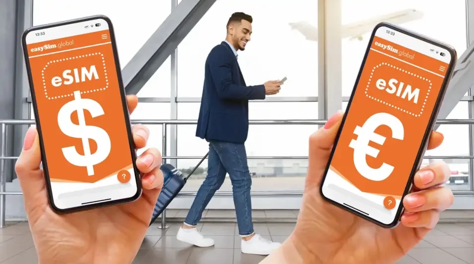 Blog usd and eur phones man walking thumb